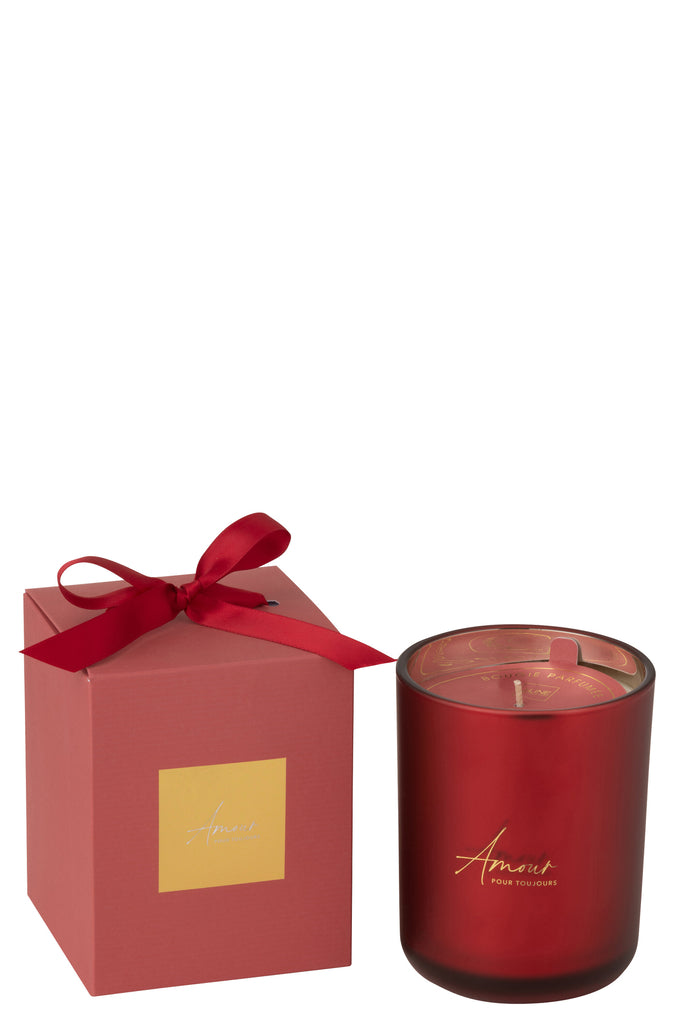 Scented Candle Amour Red Large-65Hours