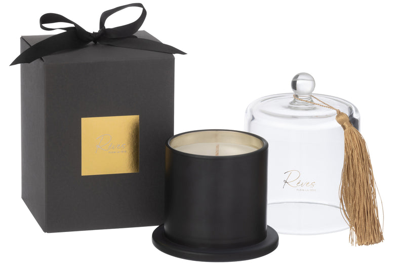 Scented Candle Bell Reves Black Large-65Hours