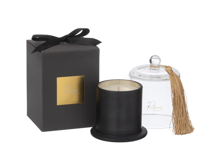 Scented Candle Bell Reves Black Small-30Hours