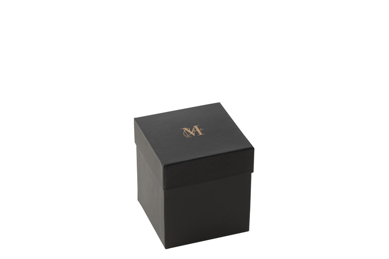 Scented Candle Deluxe Glass Gold/Black Small-48H