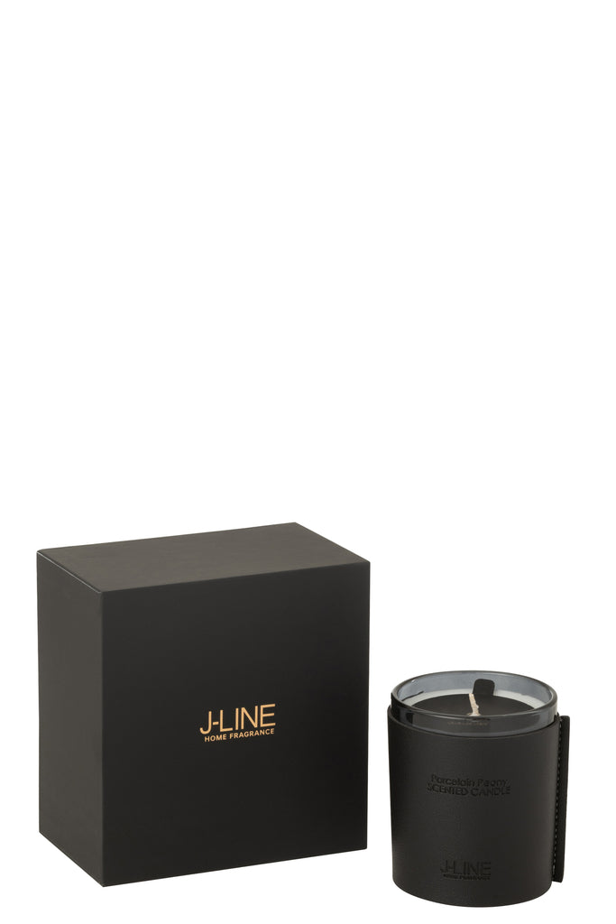 Scented Candle Leather Black-40Hours