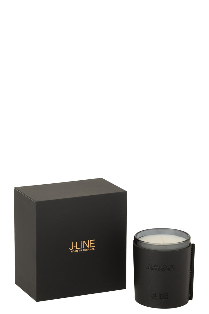 Scented Candle Leather Black-40Hours