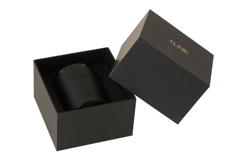 Scented Candle Leather Black-40Hours