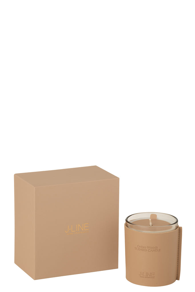 Scented Candle Leather Brown-40Hours