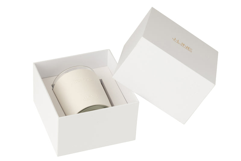 Scented Candle Leather White-40Hours