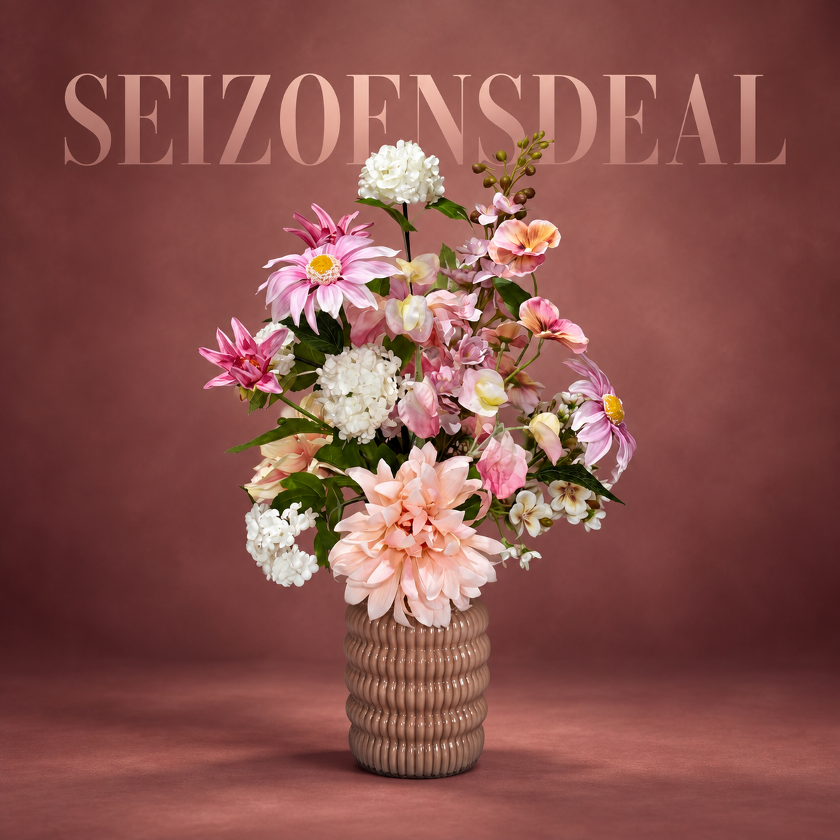 Seizoensboeket Roze