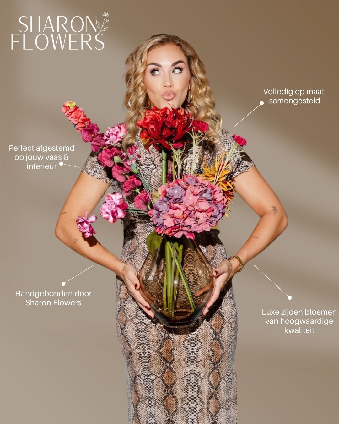 Stel je eigen zijden boeket samen – volledig op maat gemaakt