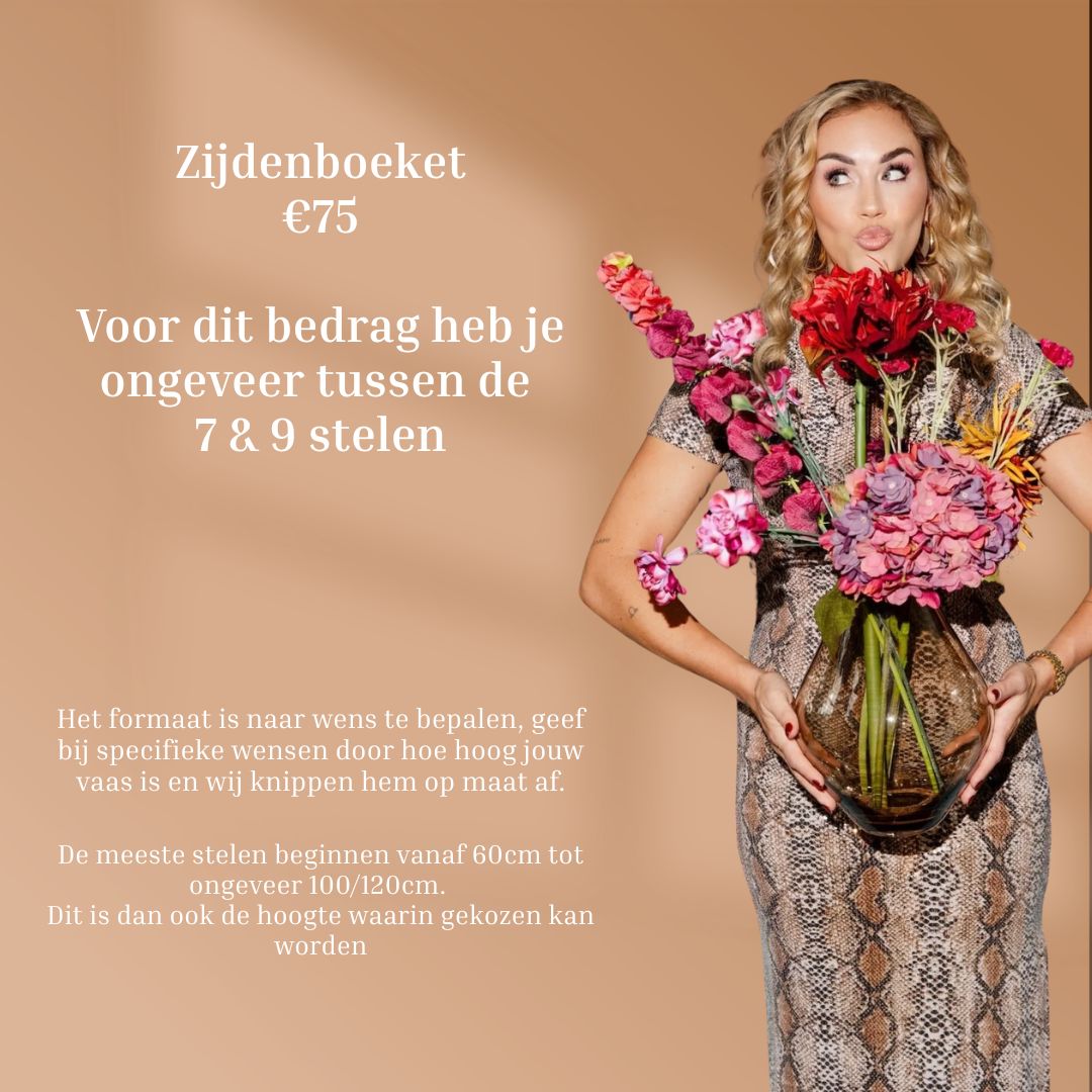 Stel je eigen zijden boeket samen – volledig op maat gemaakt