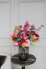 Sunset Royaal - zijden boeket - Luxe zijden bloemen boeket - Kunstbloemen van Sharon Flowers