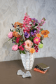 Sunset Royaal - zijden boeket - Luxe zijden bloemen boeket - Kunstbloemen van Sharon Flowers