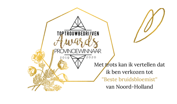 beste bruidsbloemist noord holland trouw award trouwbloemen amsterdam