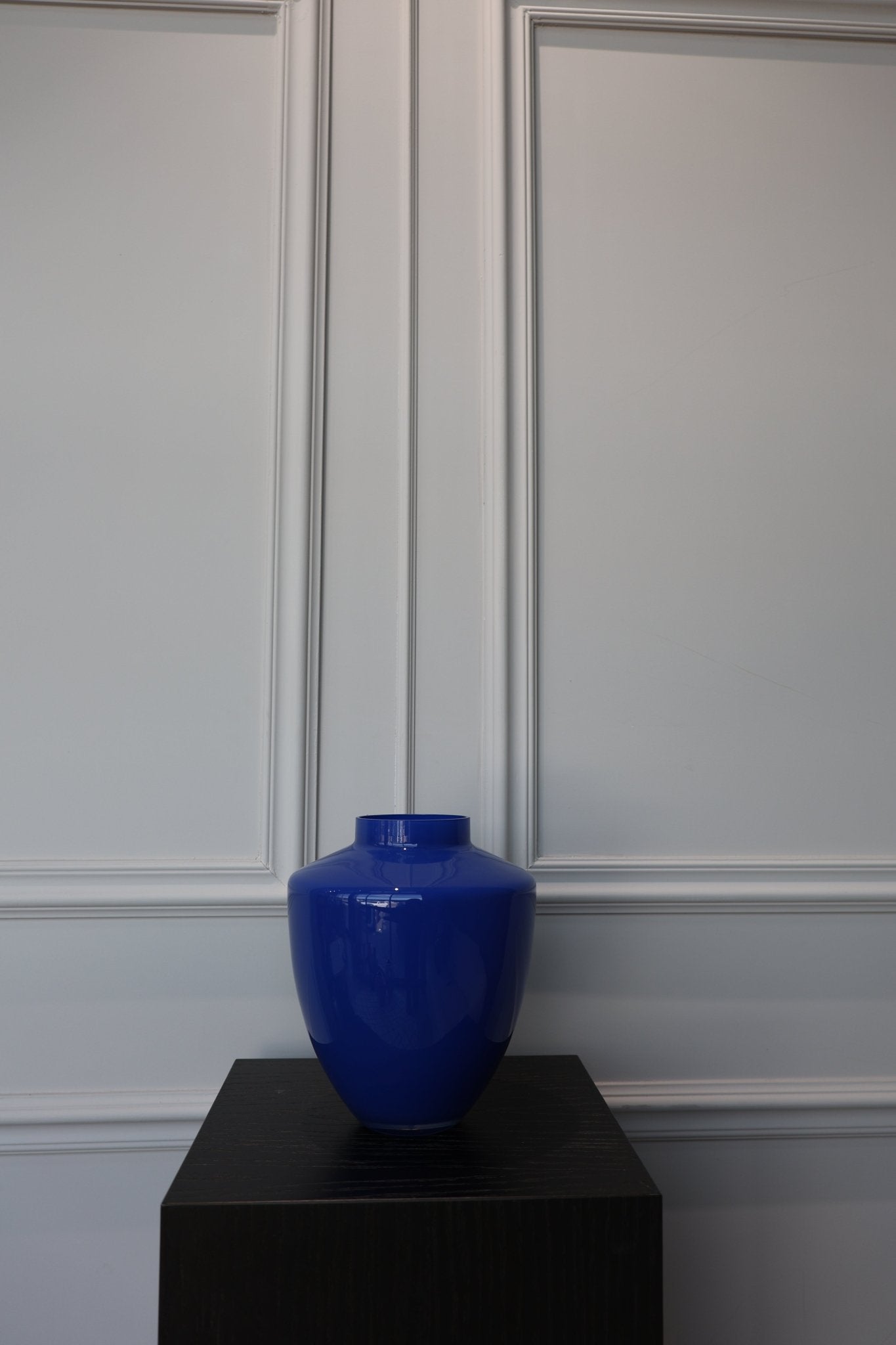 Vaas - Blauw - Luxe zijden bloemen boeket - Kunstbloemen van Sharon Flowers