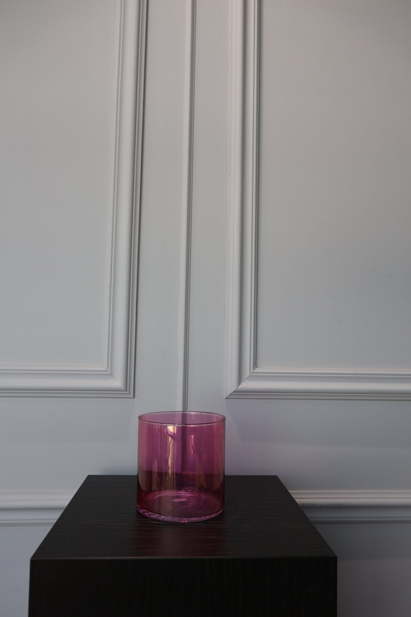 Vaas - Glas Roze - Groot - Luxe zijden bloemen boeket - Kunstbloemen van Sharon Flowers
