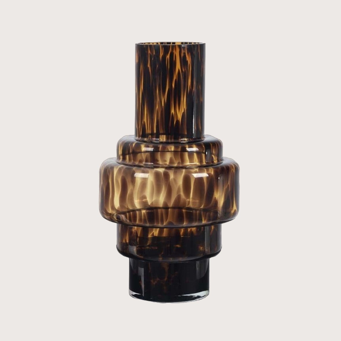 Vaas Lucy Panter D19,4 H34,8 - Luxe zijden bloemen boeket - Kunstbloemen van Sharon Flowers