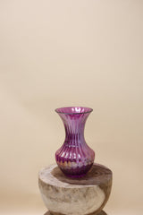 Vaas zelune purple - Luxe zijden bloemen boeket - Kunstbloemen van Sharon Flowers