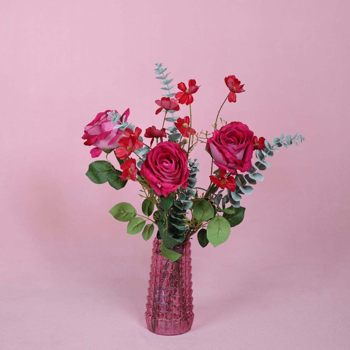 Luxe bloemen cadeau voor valentijnsdag setting