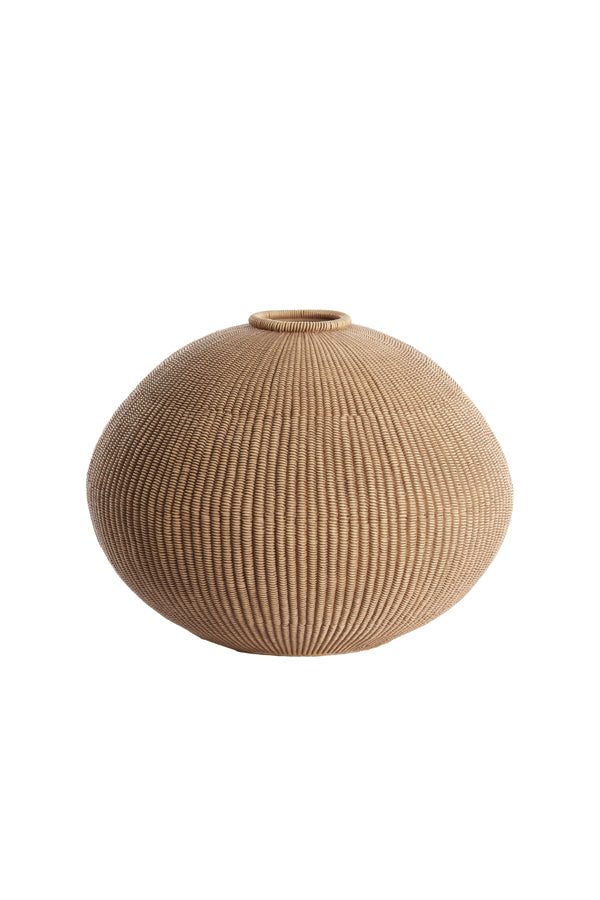 Vase deco 35x26,5 cm VALERIE light brown