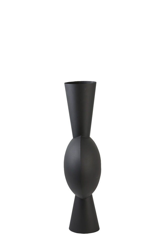 Vase deco 37,5x22x81 cm KAVANDU matt black