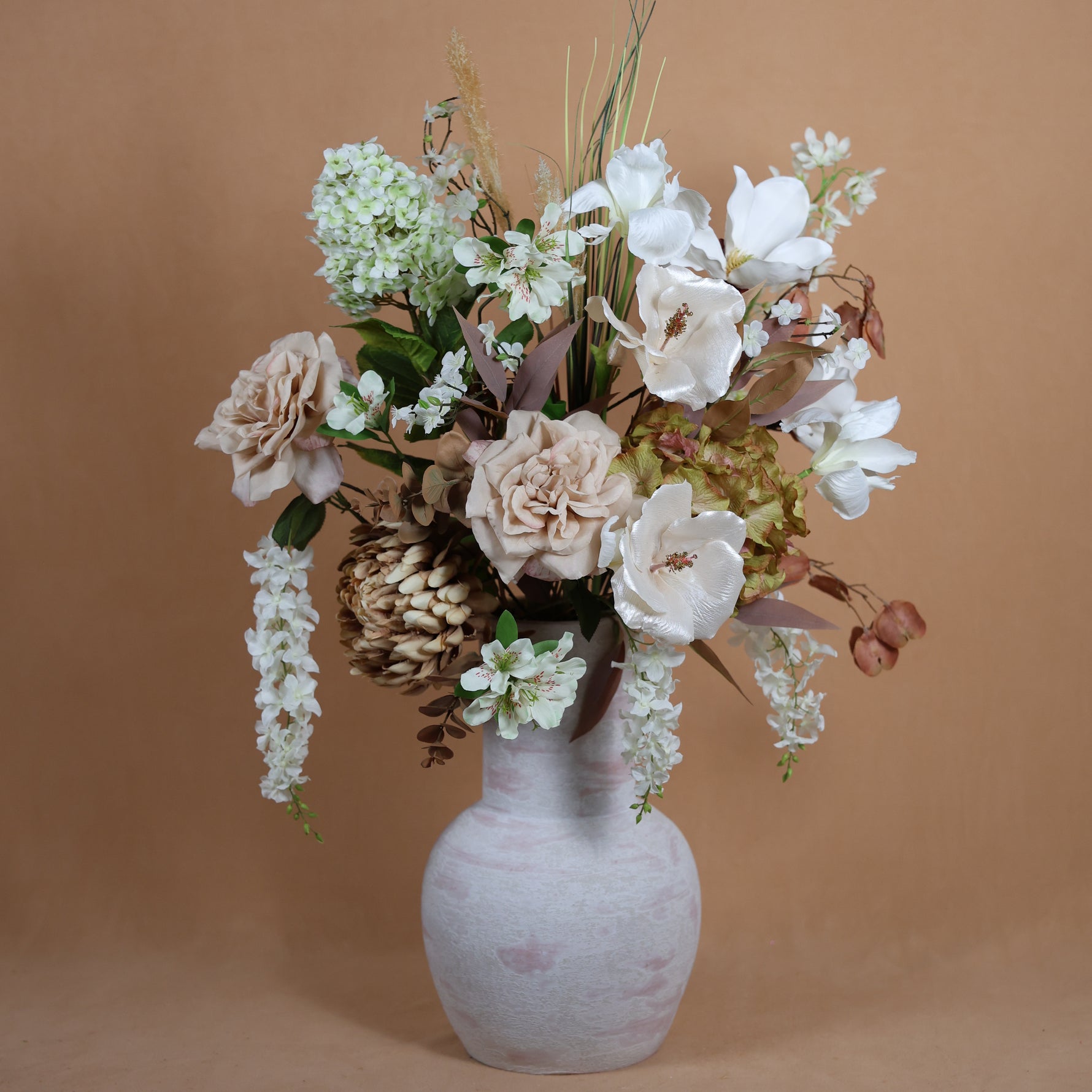 Nude Royaal- zijden boeket