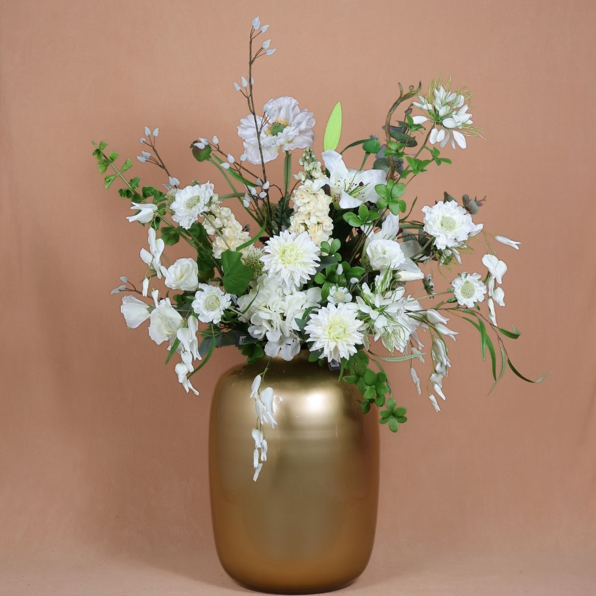 zijden-bloem-boeket-wit tinten