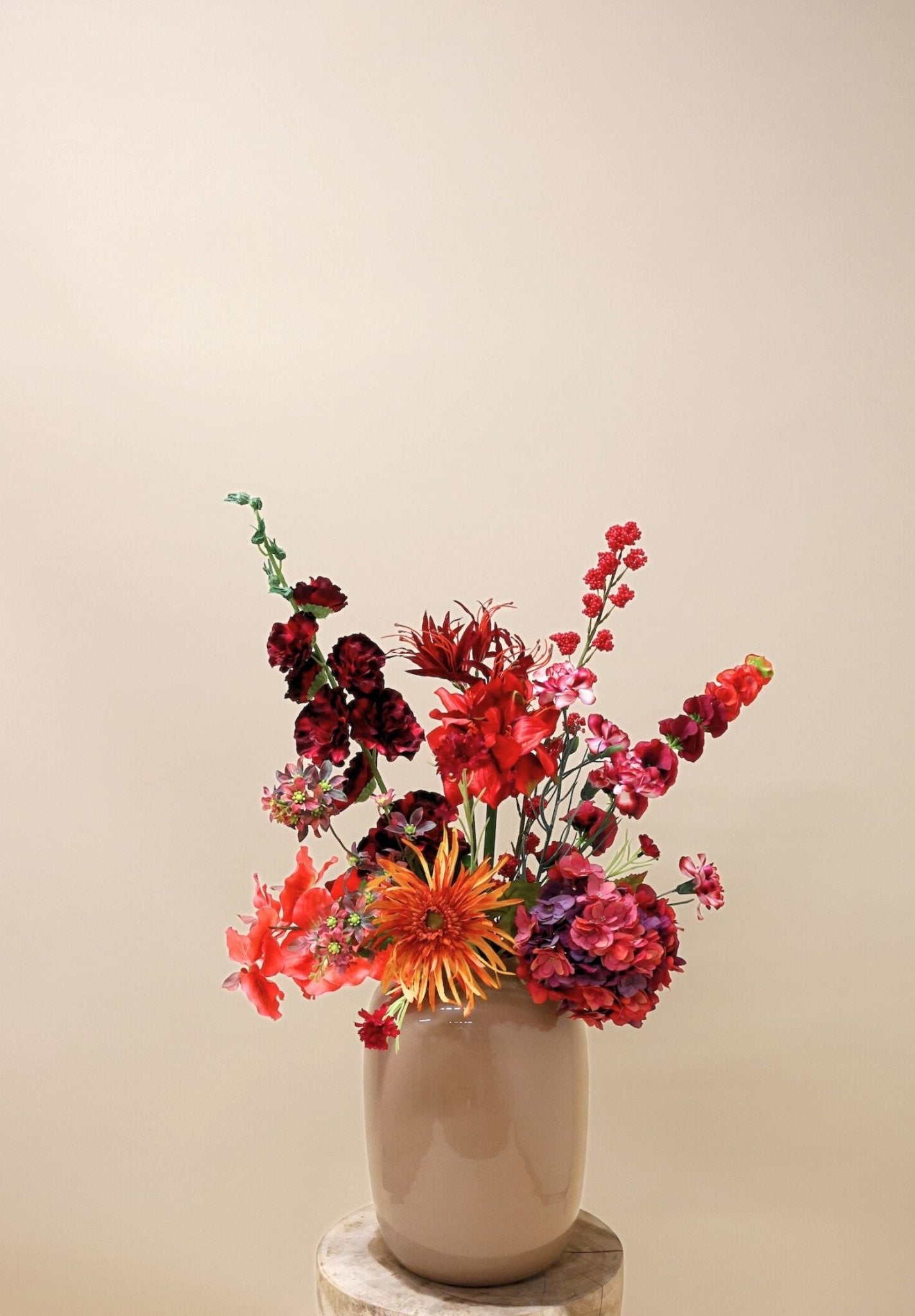 Zijden boeket Autumn - Elegant - Luxe zijden bloemen boeket - Kunstbloemen van Sharon Flowers