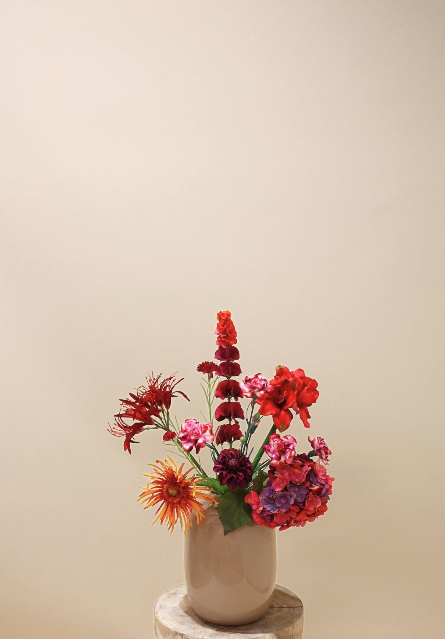 Zijden boeket Autumn - Petit - Luxe zijden bloemen boeket - Kunstbloemen van Sharon Flowers