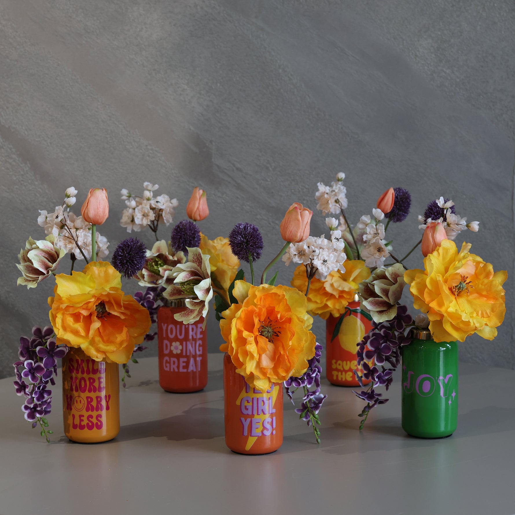 zijden-boeket-inclusief-vaas-oranje-bloemen-orange-vibes