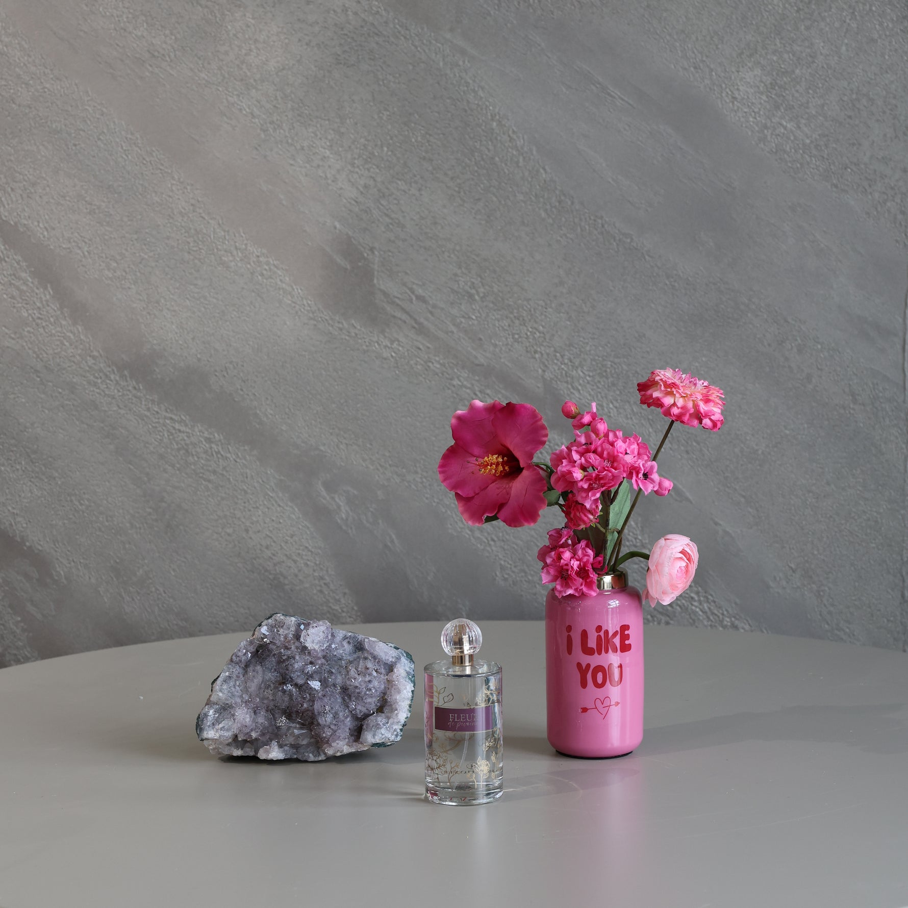 zijden-boeket-inclusief-vaas-roze-bloemen-love-vibes-like-you