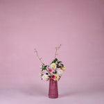 bloemen valentijn voor haar stijlvol roze boeket