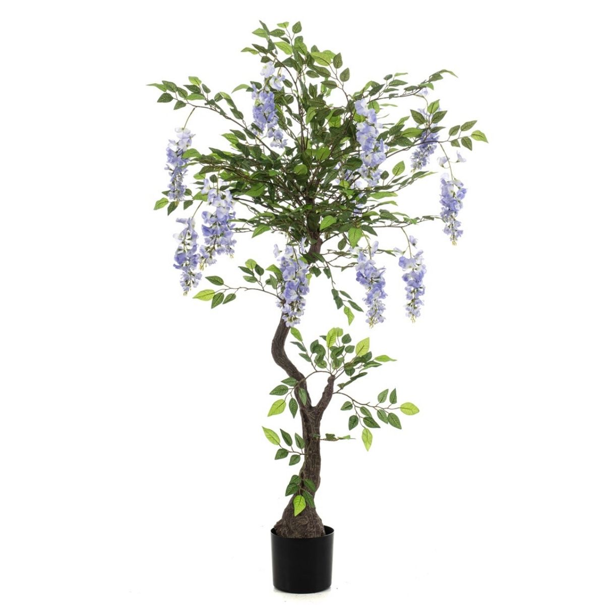 Blauwe regen zijden buitenplant 150cm