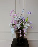 Zijdenboeket Lovely - Luxe zijden bloemen boeket - Kunstbloemen van Sharon Flowers