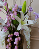 Zijdenboeket Lovely - Luxe zijden bloemen boeket - Kunstbloemen van Sharon Flowers