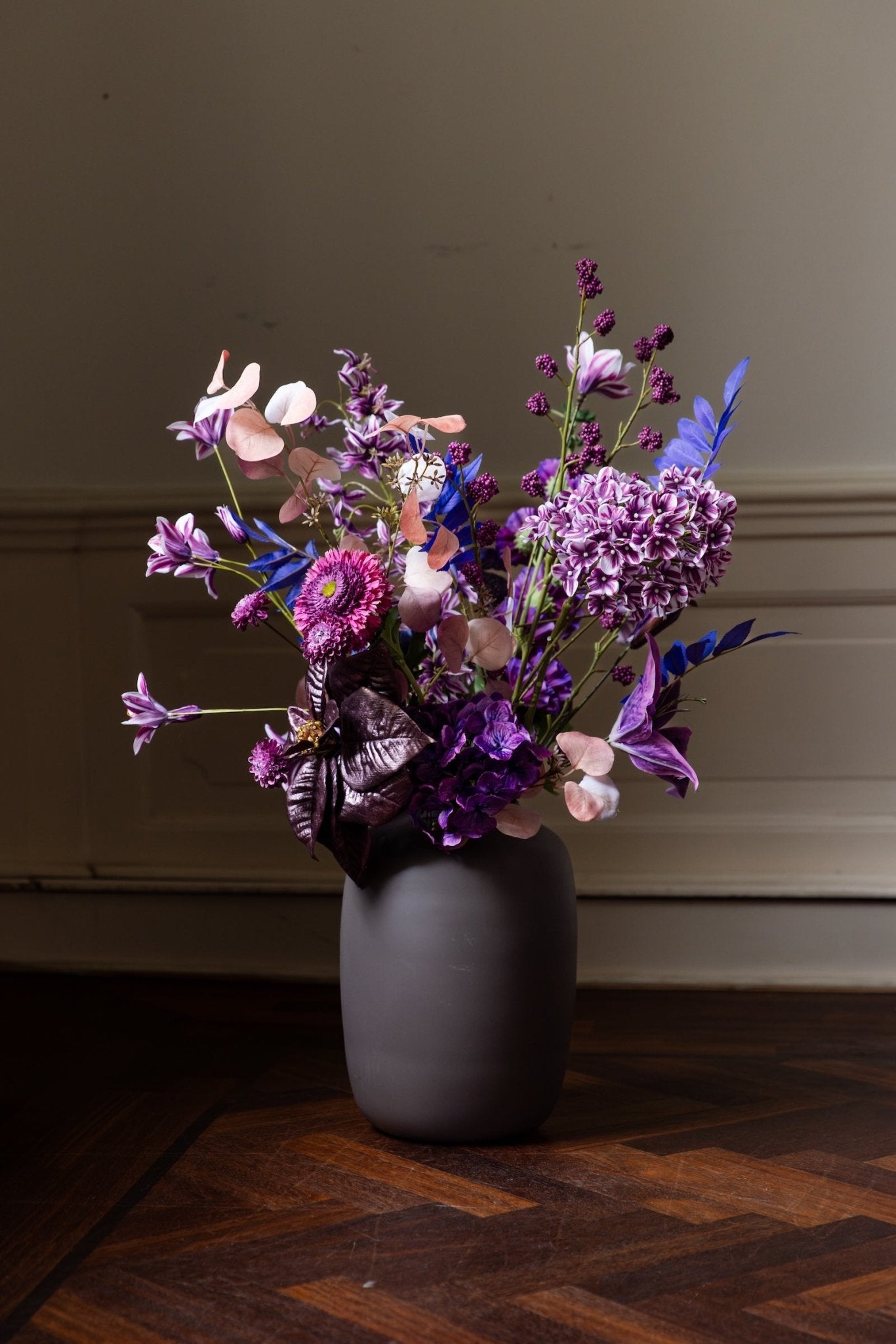 Zijdenboeket Moonlight - Royaal - Luxe zijden bloemen boeket - Kunstbloemen van Sharon Flowers