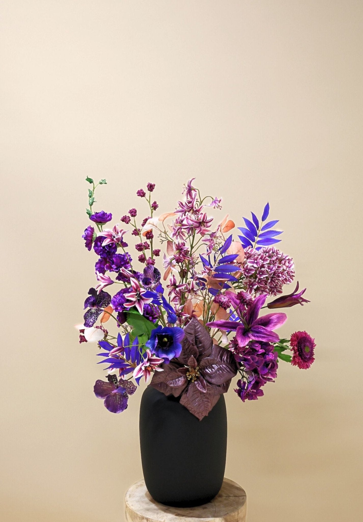 Zijdenboeket Moonlight - Royaal - Luxe zijden bloemen boeket - Kunstbloemen van Sharon Flowers