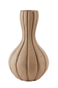 Vase deco 28,5x47,5 cm ZUCCA light cognac