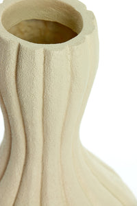 Vase deco 28,5x47,5 cm ZUCCA cream