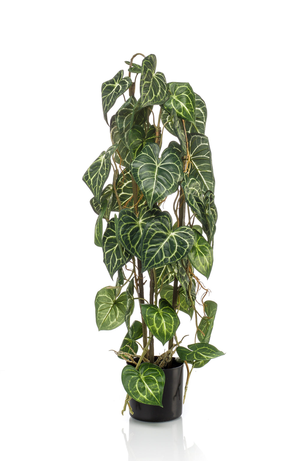 Anthurium 3 stems - Zijden plant- Kunst plant- 75 cm